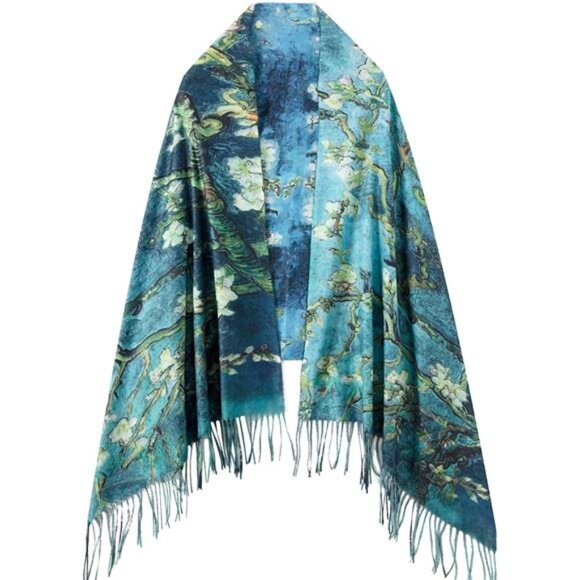 Soft Cashmere Feel Scarf For Women Winter Warm Scarves Large Shawl - Picture 2 of 3